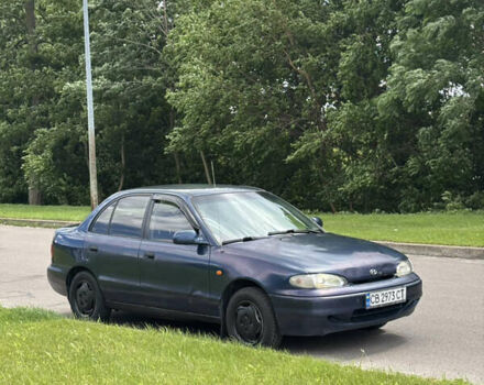 Синій Хендай Акцент, об'ємом двигуна 1.5 л та пробігом 300 тис. км за 1555 $, фото 4 на Automoto.ua
