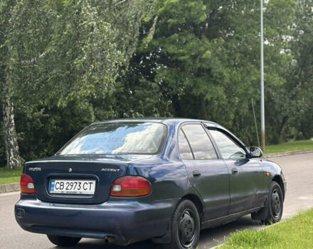 Синій Хендай Акцент, об'ємом двигуна 1.5 л та пробігом 300 тис. км за 1555 $, фото 7 на Automoto.ua