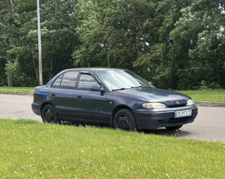 Синій Хендай Акцент, об'ємом двигуна 1.5 л та пробігом 300 тис. км за 1555 $, фото 3 на Automoto.ua