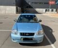 Синий Хендай Акцент, объемом двигателя 1.5 л и пробегом 35 тыс. км за 6000 $, фото 1 на Automoto.ua