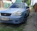 Синий Хендай Акцент, объемом двигателя 1.5 л и пробегом 200 тыс. км за 3000 $, фото 1 на Automoto.ua