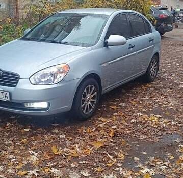 Синий Хендай Акцент, объемом двигателя 1.4 л и пробегом 113 тыс. км за 4800 $, фото 2 на Automoto.ua