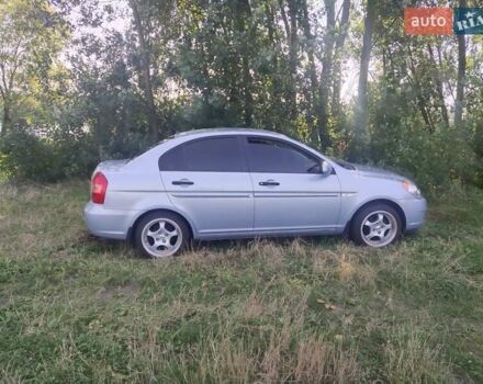 Синий Хендай Акцент, объемом двигателя 1.4 л и пробегом 113 тыс. км за 4800 $, фото 7 на Automoto.ua