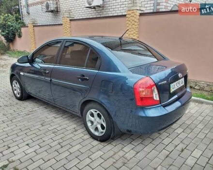 Синий Хендай Акцент, объемом двигателя 1.4 л и пробегом 236 тыс. км за 4800 $, фото 3 на Automoto.ua