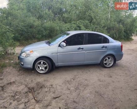 Синий Хендай Акцент, объемом двигателя 1.4 л и пробегом 113 тыс. км за 4800 $, фото 8 на Automoto.ua