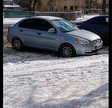 Синий Хендай Акцент, объемом двигателя 1.4 л и пробегом 113 тыс. км за 4800 $, фото 5 на Automoto.ua