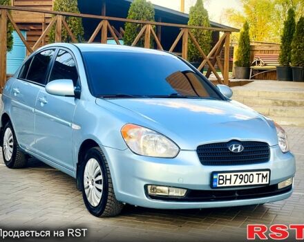 Хендай Акцент 2007 в Кривом Роге на Automoto.ua Синий Хендай Акцент, объемом двигателя 1.6 л и пробегом 190 тыс. км за 4350 $, фото 1 на Automoto.ua