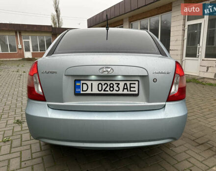 Синий Хендай Акцент, объемом двигателя 1.4 л и пробегом 174 тыс. км за 5450 $, фото 7 на Automoto.ua