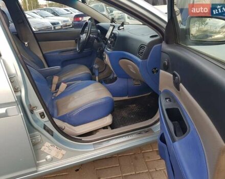 Синий Хендай Акцент, объемом двигателя 1.4 л и пробегом 220 тыс. км за 5200 $, фото 7 на Automoto.ua