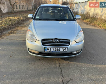 Синий Хендай Акцент, объемом двигателя 1.4 л и пробегом 125 тыс. км за 4700 $, фото 2 на Automoto.ua