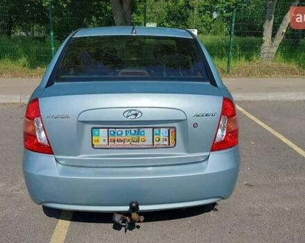 Синий Хендай Акцент, объемом двигателя 1.4 л и пробегом 165 тыс. км за 4499 $, фото 6 на Automoto.ua