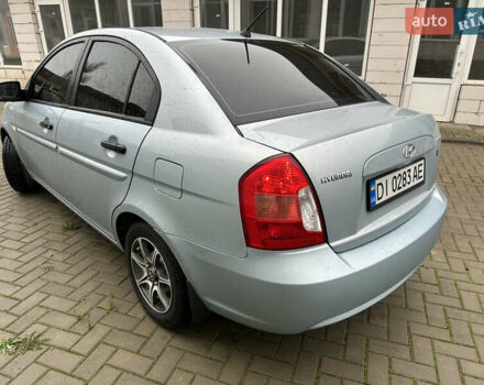 Синий Хендай Акцент, объемом двигателя 1.4 л и пробегом 174 тыс. км за 5450 $, фото 6 на Automoto.ua