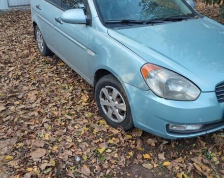 Синий Хендай Акцент, объемом двигателя 1.4 л и пробегом 239 тыс. км за 4100 $, фото 9 на Automoto.ua