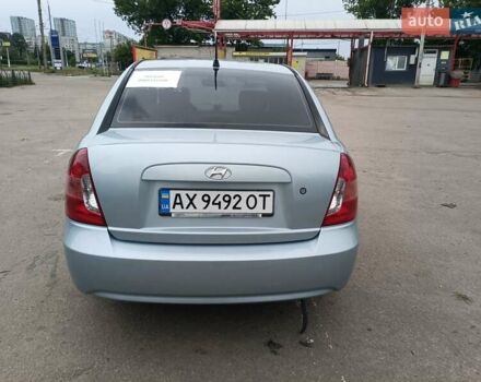 Хендай Акцент 2007 в Харькове на Automoto.ua Синий Хендай Акцент, объемом двигателя 1.4 л и пробегом 252 тыс. км за 4500 $, фото 4 на Automoto.ua