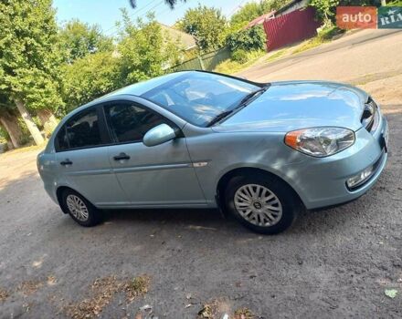 Синий Хендай Акцент, объемом двигателя 1.4 л и пробегом 214 тыс. км за 4700 $, фото 5 на Automoto.ua