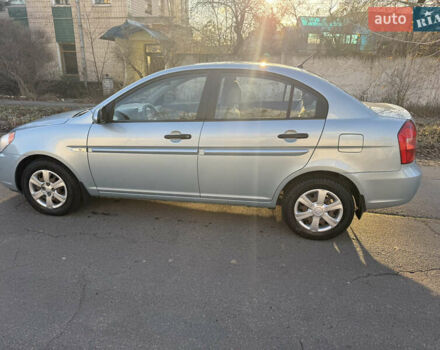 Синий Хендай Акцент, объемом двигателя 1.4 л и пробегом 125 тыс. км за 4700 $, фото 7 на Automoto.ua