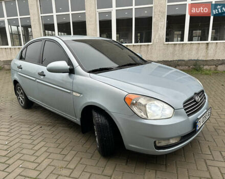 Синий Хендай Акцент, объемом двигателя 1.4 л и пробегом 174 тыс. км за 5450 $, фото 13 на Automoto.ua