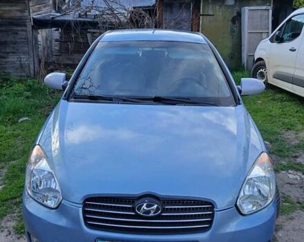 Синій Хендай Акцент, об'ємом двигуна 1.4 л та пробігом 120 тис. км за 3350 $, фото 1 на Automoto.ua