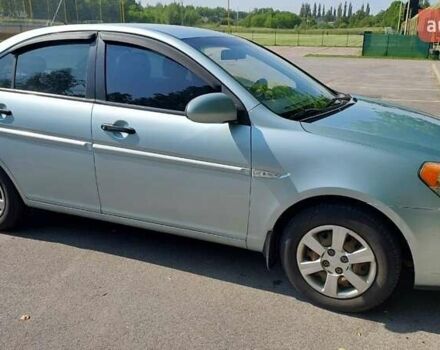 Синий Хендай Акцент, объемом двигателя 1.4 л и пробегом 165 тыс. км за 4499 $, фото 1 на Automoto.ua