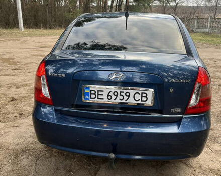 Синий Хендай Акцент, объемом двигателя 1.49 л и пробегом 165 тыс. км за 5500 $, фото 4 на Automoto.ua