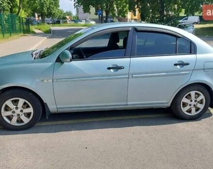 Синий Хендай Акцент, объемом двигателя 1.4 л и пробегом 165 тыс. км за 4499 $, фото 5 на Automoto.ua