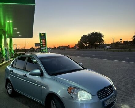 Синий Хендай Акцент, объемом двигателя 1.4 л и пробегом 75 тыс. км за 5700 $, фото 1 на Automoto.ua