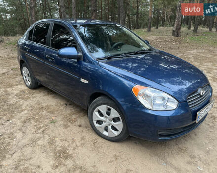 Синий Хендай Акцент, объемом двигателя 1.49 л и пробегом 165 тыс. км за 5500 $, фото 7 на Automoto.ua