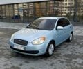 Синий Хендай Акцент, объемом двигателя 1.4 л и пробегом 195 тыс. км за 5300 $, фото 1 на Automoto.ua