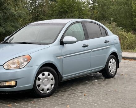 Синий Хендай Акцент, объемом двигателя 1.4 л и пробегом 270 тыс. км за 4550 $, фото 1 на Automoto.ua