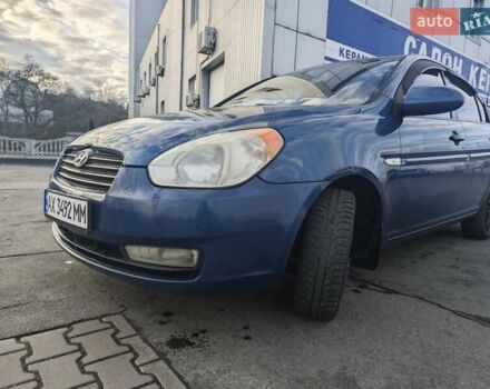 Синий Хендай Акцент, объемом двигателя 1.4 л и пробегом 238 тыс. км за 4850 $, фото 7 на Automoto.ua