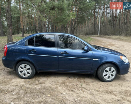 Синий Хендай Акцент, объемом двигателя 1.49 л и пробегом 165 тыс. км за 5500 $, фото 9 на Automoto.ua