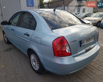 Синий Хендай Акцент, объемом двигателя 1.4 л и пробегом 220 тыс. км за 5200 $, фото 8 на Automoto.ua