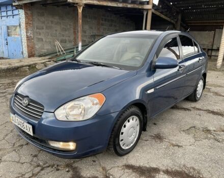 Синій Хендай Акцент, об'ємом двигуна 1.4 л та пробігом 228 тис. км за 4000 $, фото 6 на Automoto.ua