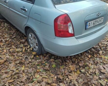 Синий Хендай Акцент, объемом двигателя 1.4 л и пробегом 239 тыс. км за 4100 $, фото 2 на Automoto.ua