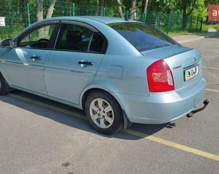 Синий Хендай Акцент, объемом двигателя 1.4 л и пробегом 165 тыс. км за 4499 $, фото 8 на Automoto.ua