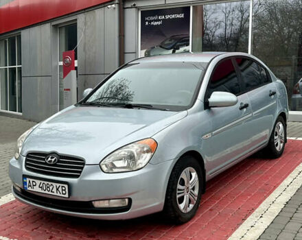 Синий Хендай Акцент, объемом двигателя 1.4 л и пробегом 161 тыс. км за 4800 $, фото 6 на Automoto.ua