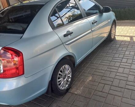 Синий Хендай Акцент, объемом двигателя 1.4 л и пробегом 214 тыс. км за 4700 $, фото 1 на Automoto.ua