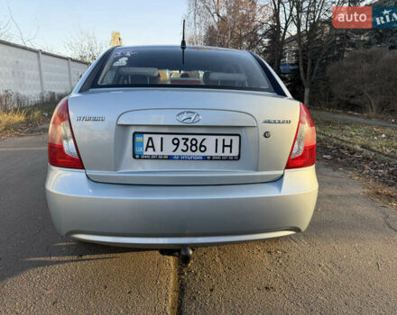 Синий Хендай Акцент, объемом двигателя 1.4 л и пробегом 125 тыс. км за 4700 $, фото 5 на Automoto.ua