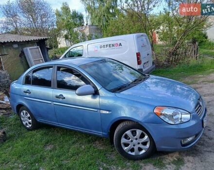 Синій Хендай Акцент, об'ємом двигуна 1.4 л та пробігом 120 тис. км за 3350 $, фото 3 на Automoto.ua