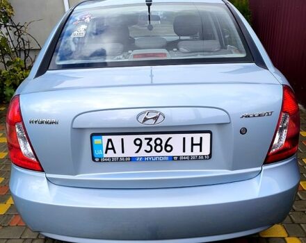 Хендай Акцент 2007 в Кагарлыке на Automoto.ua Синий Хендай Акцент, объемом двигателя 1.4 л и пробегом 125 тыс. км за 4500 $, фото 4 на Automoto.ua