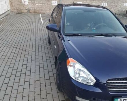 Синий Хендай Акцент, объемом двигателя 1.39 л и пробегом 143 тыс. км за 6150 $, фото 7 на Automoto.ua