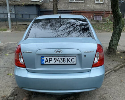 Синий Хендай Акцент, объемом двигателя 1.4 л и пробегом 187 тыс. км за 5700 $, фото 3 на Automoto.ua