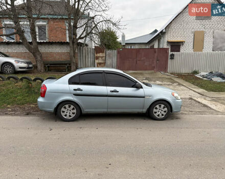 Синий Хендай Акцент, объемом двигателя 1.4 л и пробегом 82 тыс. км за 5500 $, фото 7 на Automoto.ua