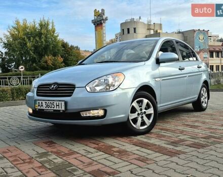 Синий Хендай Акцент, объемом двигателя 1.4 л и пробегом 57 тыс. км за 6550 $, фото 91 на Automoto.ua