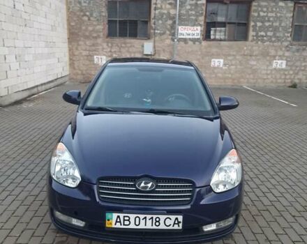 Синий Хендай Акцент, объемом двигателя 1.39 л и пробегом 143 тыс. км за 6150 $, фото 5 на Automoto.ua