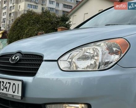 Синій Хендай Акцент, об'ємом двигуна 1.4 л та пробігом 201 тис. км за 5999 $, фото 4 на Automoto.ua