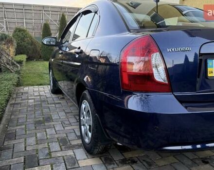Синий Хендай Акцент, объемом двигателя 1.4 л и пробегом 130 тыс. км за 5000 $, фото 10 на Automoto.ua