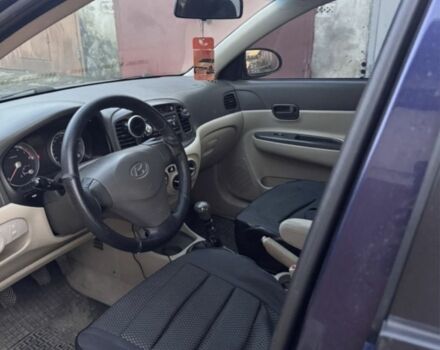 Синій Хендай Акцент, об'ємом двигуна 1.4 л та пробігом 240 тис. км за 3700 $, фото 5 на Automoto.ua