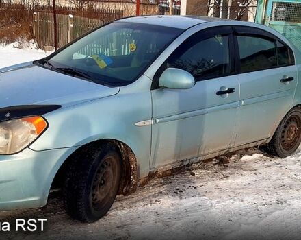 Синій Хендай Акцент, об'ємом двигуна 1.4 л та пробігом 190 тис. км за 5500 $, фото 1 на Automoto.ua