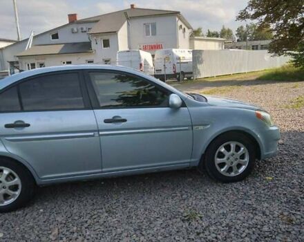 Синий Хендай Акцент, объемом двигателя 1.4 л и пробегом 195 тыс. км за 3500 $, фото 1 на Automoto.ua